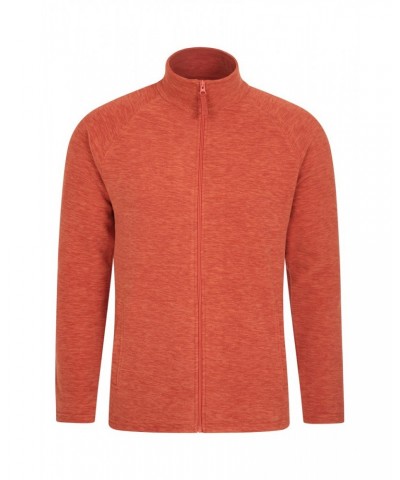 Snowdon Mens Full Zip Fleece Bright Orange $17.39 Fleece