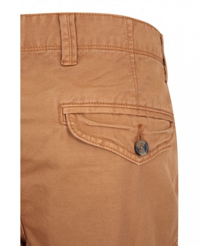 Outback Mens Washed Cargo Shorts Brown $17.10 Active