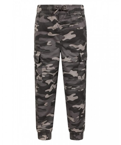 Camo Kids Stain Resistant Cargo Pants Monochrome $15.38 Pants