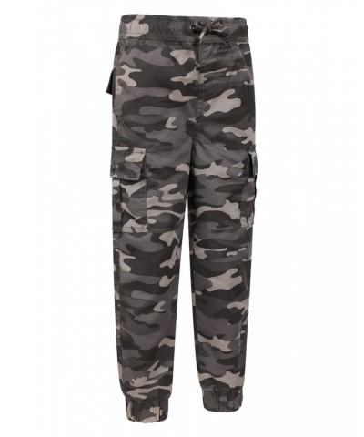 Camo Kids Stain Resistant Cargo Pants Monochrome $15.38 Pants