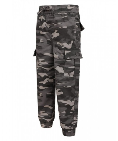 Camo Kids Stain Resistant Cargo Pants Monochrome $15.38 Pants