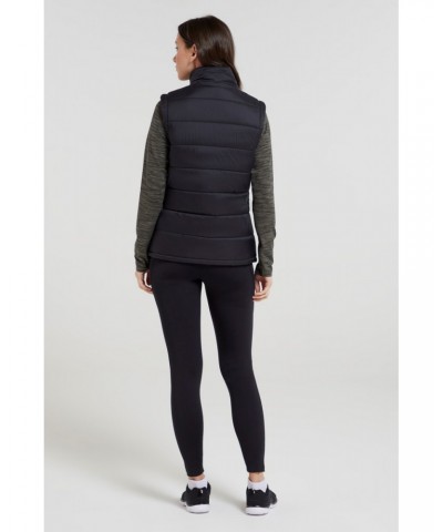 Mountain Essentials Womens Insulated Vest Black $17.39 Jackets