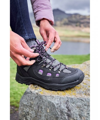 Adventurer Womens Waterproof Hiking Boots Black $29.40 Footwear