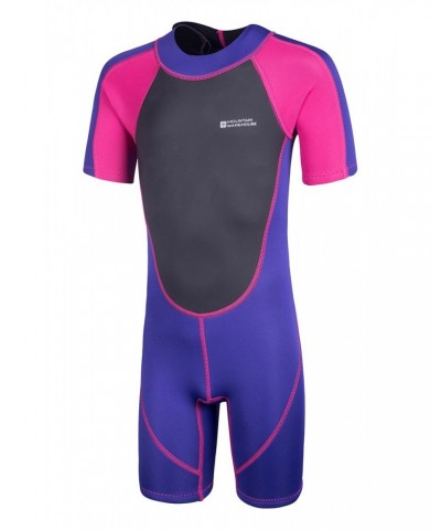 Kids Shorty 2.5/2mm Wetsuit Bright Pink $23.64 Swimwear