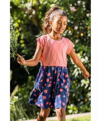Penelope Kids Organic Dress Peach $17.69 Dresses & Skirts
