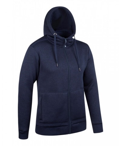 Nevis Mens Fleece Lined Hoodie Navy $16.72 Tops