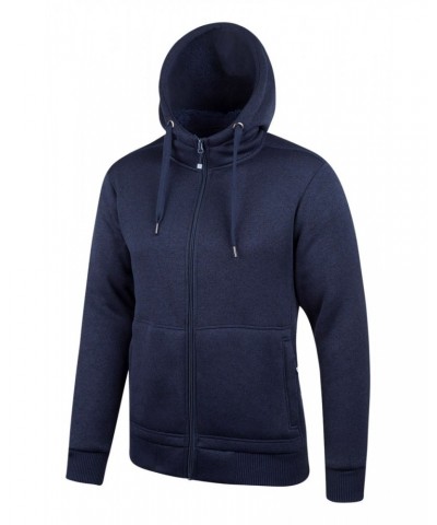 Nevis Mens Fleece Lined Hoodie Navy $16.72 Tops