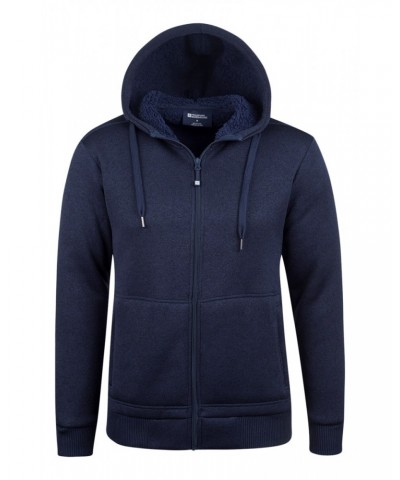 Nevis Mens Fleece Lined Hoodie Navy $16.72 Tops