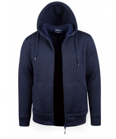 Nevis Mens Fleece Lined Hoodie Navy $16.72 Tops