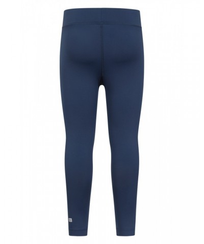 Flick Flack Soft Touch Kids Leggings Navy $15.92 Active