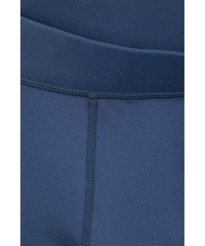 Flick Flack Soft Touch Kids Leggings Navy $15.92 Active