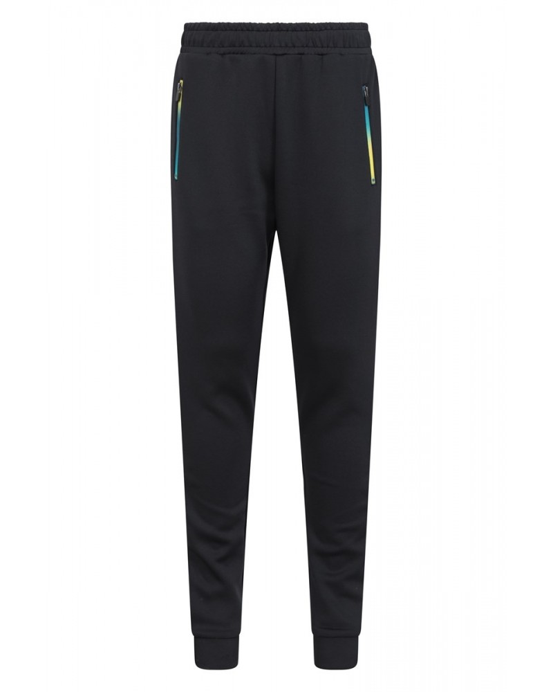 Kids Ombre Tape Active Joggers Black $14.24 Active