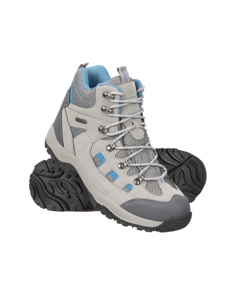 Adventurer Womens Waterproof Boots Light Grey $26.09 Footwear