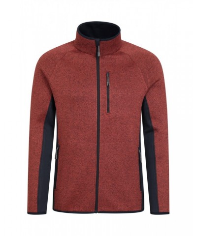 Treston Mens Full-Zip Fleece Jacket Dark Red $28.08 Fleece