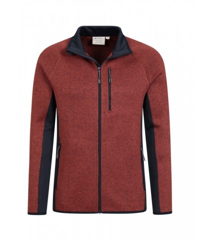 Treston Mens Full-Zip Fleece Jacket Dark Red $28.08 Fleece