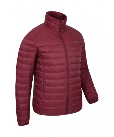 Featherweight Down Mens Jacket Dark Red $29.40 Jackets