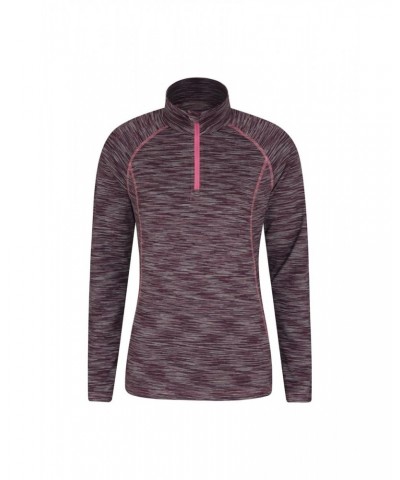 Bend And Stretch Womens Half-Zip Midlayer Bright Pink $18.80 Active