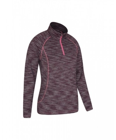 Bend And Stretch Womens Half-Zip Midlayer Bright Pink $18.80 Active