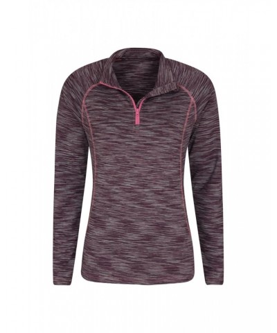 Bend And Stretch Womens Half-Zip Midlayer Bright Pink $18.80 Active