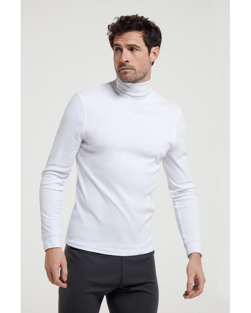 Meribel Mens Cotton Thermal Top White $11.50 Thermals