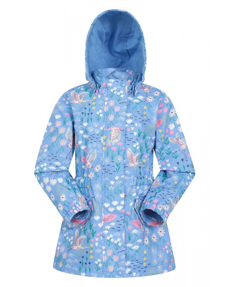 Dale Kids Lightweight Waterproof Jacket Pale Blue $22.79 Jackets