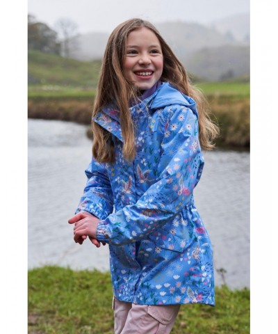 Dale Kids Lightweight Waterproof Jacket Pale Blue $22.79 Jackets