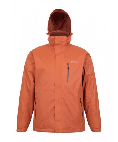 Bracken Extreme 3 in 1 Mens Waterproof Jacket Burnt Orange $69.00 Jackets