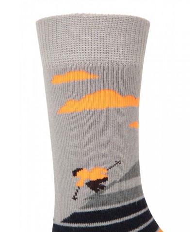 Isocool Kids Knee Length Ski Socks Orange $9.35 Accessories