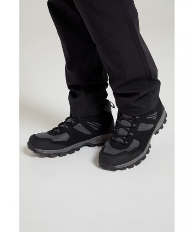 Mcleod Wide Fit Hiking Boots Black $31.26 Footwear