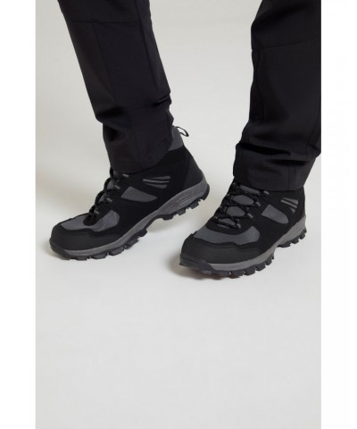 Mcleod Wide Fit Hiking Boots Black $31.26 Footwear