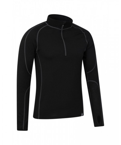 Asgard III Mens Merino Thermal Top Jet Black $20.39 Thermals