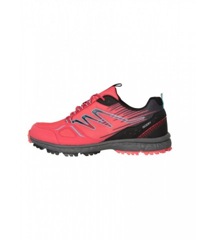 Enhance Mens Waterproof Trail Runner Sneakers Dark Red $33.14 Active