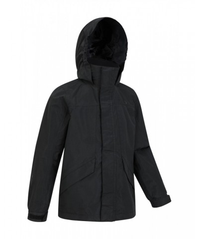 Solar Kids Waterproof Jacket Black $26.09 Jackets