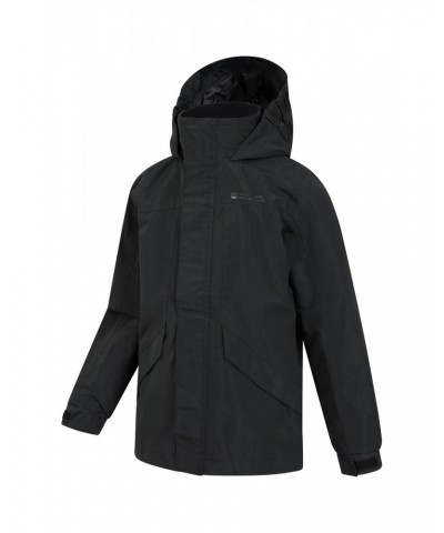 Solar Kids Waterproof Jacket Black $26.09 Jackets