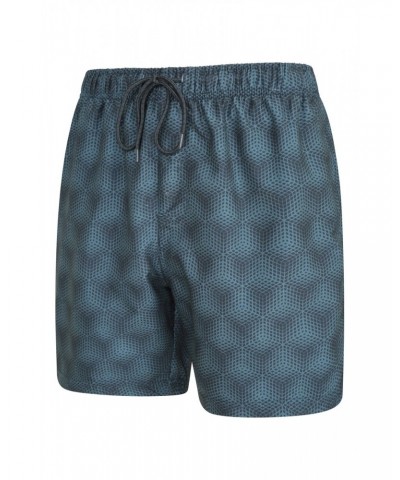 Aruba Printed Mens Swim Shorts Dark Grey $14.99 Pants