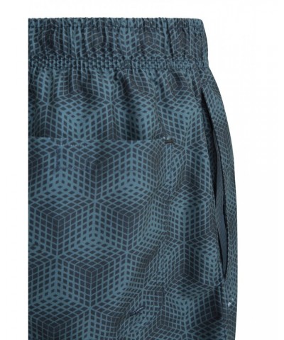 Aruba Printed Mens Swim Shorts Dark Grey $14.99 Pants