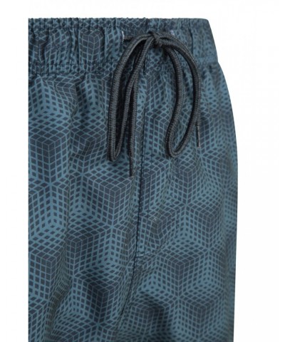 Aruba Printed Mens Swim Shorts Dark Grey $14.99 Pants