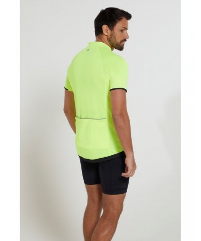 Cycle Short Sleeve Mens T-Shirt Yellow $16.52 Active