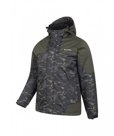 Shadow II Mens Printed Ski Jacket Khaki $35.09 Jackets