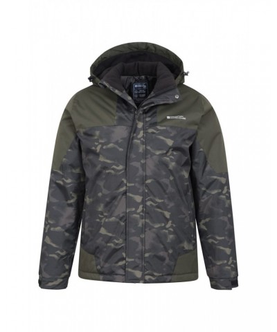 Shadow II Mens Printed Ski Jacket Khaki $35.09 Jackets