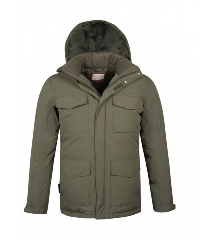 Concord Extreme Mens Down Long Jacket Khaki $40.70 Jackets