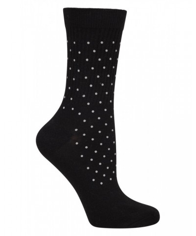 Shine Womens Reflective Socks Black $11.39 Accessories
