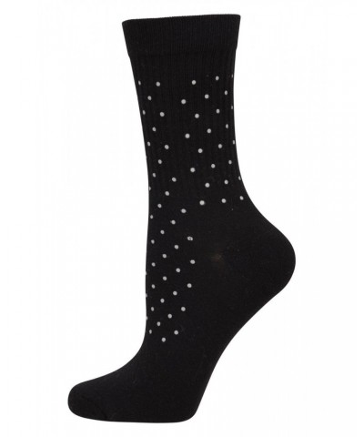 Shine Womens Reflective Socks Black $11.39 Accessories