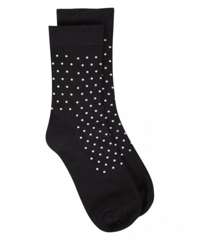 Shine Womens Reflective Socks Black $11.39 Accessories