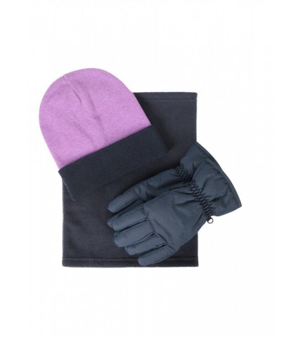 Womens Snow Accessories Set Lilac $20.64 Accessories