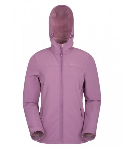 Exodus Womens Water Resistant Softshell Jacket Lilac $36.39 Jackets