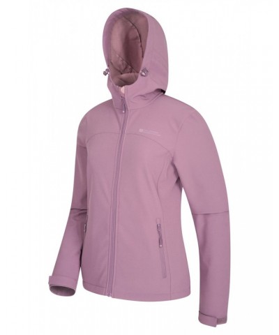 Exodus Womens Water Resistant Softshell Jacket Lilac $36.39 Jackets