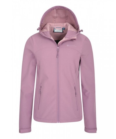 Exodus Womens Water Resistant Softshell Jacket Lilac $36.39 Jackets