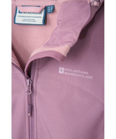 Exodus Womens Water Resistant Softshell Jacket Lilac $36.39 Jackets