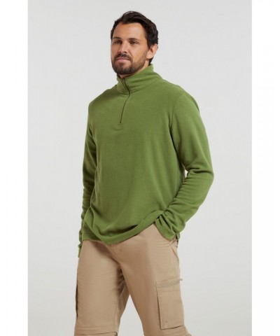 Camber II Mens Half-Zip Fleece Bright Green $13.50 Fleece